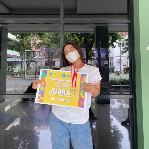 Jessica Saraswati Pangaribuan 2110313008 Juara 1 Tari Modern PORSIMNAS